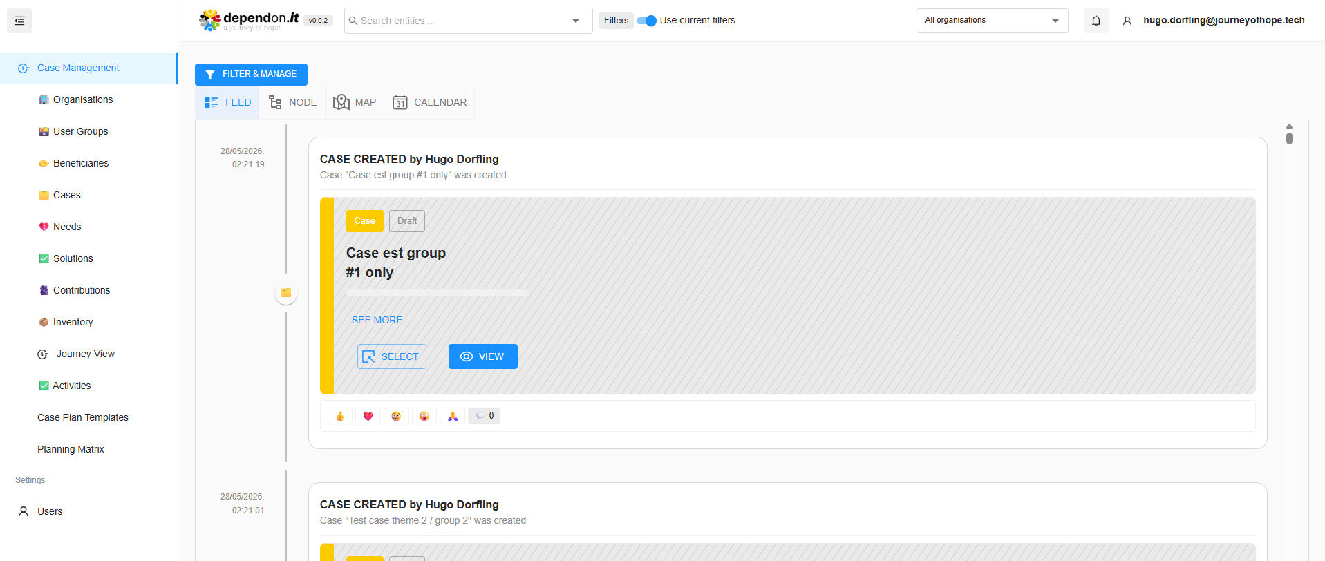 Case Management Sidebar